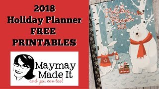 Holiday Planner 2018 FREE PRINTABLE [upl. by Arised]