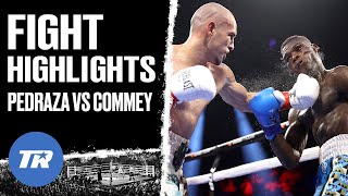 Jose Pedraza amp Richard Commey Throw Over 1100 Punches  Exciting Fight Ends in Draw  HIGHLIGHTS [upl. by Nnarual]