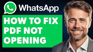 How To Fix WhatsApp PDF Not Opening Full 2024 Guide [upl. by Anenahs]