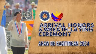 Arrival Honors for PBBM — Araw ng Kagitingan 2024 [upl. by Ztirf717]