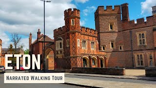 ETON  4K Narrated Walking Tour  Lets Walk 2023 [upl. by Jael170]