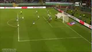 Gilardino Header Goal ItalyBulgaria 10 World Cup Qualification 20132014 HD [upl. by Ibson391]