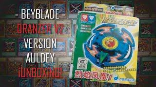 🔥 ¡Beyblade  Dranzer V2 de AULDEY UNBOXING 🔥 [upl. by Borlow]