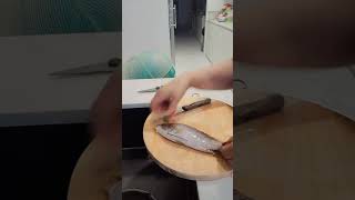 How to clean a sea bass fishhighlights shorts trending support subscribe shortvideo [upl. by Hyacinthia]