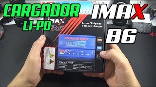 Cómo utilizar el Imax B6 cargador balanceador de baterias LiPo en Español [upl. by Llenrep871]