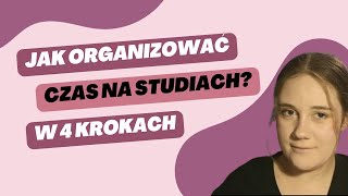 Jak mieć czas na wszystko na studiach studytalk [upl. by Violante]