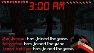 Playing Minecraft Pocket Edition at 300 AM using the SEED 666 [upl. by Dumanian788]