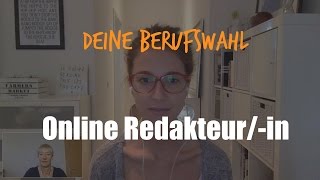 Berufswahl Studium Online Redakteur 10  wwwtotalmeindingde [upl. by Louanna954]