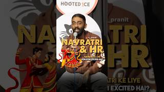 Navratri amp HR  Pranit More  standup navratri hr shorts rjpranit [upl. by Lleral670]