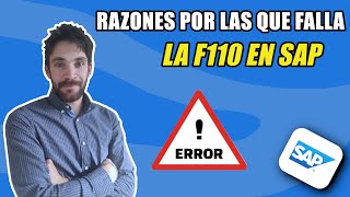 Razones por las que no funciona la F110 en SAP [upl. by Darcy654]