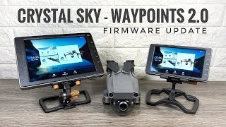 DJI CrystalSky WayPoints 20 Firmware Update [upl. by Sile]