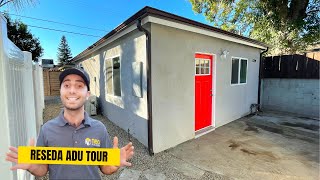 ADU PROPERTY TOUR  Garage Conversion  Reseda [upl. by Alleunamme212]