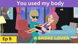 A broke lover part 9  English story  Learn English  English animation  Talk It Easy [upl. by Cummine]