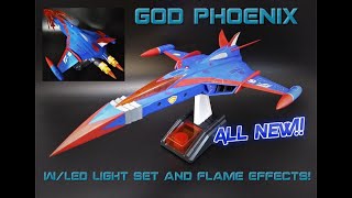 God Phoenix Gatchaman G Force Battle of the Planets Scale Model Kit Build Review 15792 Anime Manga [upl. by Morel]