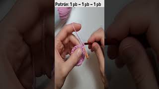 Instrucciones para tejer las vueltas 1 a la 16 de nuestra Cesta o canasto con pb a crochet tutorial [upl. by Ralip]