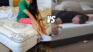 Hybrid vs Memory foam mattresses Which is best [upl. by Ecyaj]