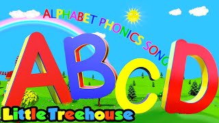 Alphabet Phonics Song  Learning Videos for Kids  Nursery Rhymes amp Songs by Little Treehouse [upl. by Irovi]