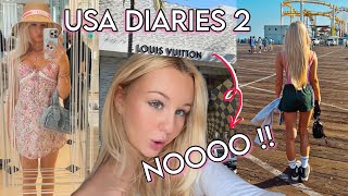 Wir durften bei Louis Vuitton nicht aufs Klo 😱 USA Diaries 2  MaVie Noelle [upl. by Lyudmila]