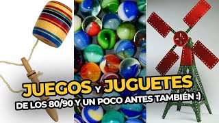 JUGUETES y JUEGOS de los AÑOS 80 y 90 parte 1  PERDÓN CENTENNIALS [upl. by Annoda151]