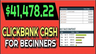 Clickbank Affiliate Marketing For Beginners Step By Step  1000 Day Tutorial [upl. by Alrats]