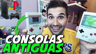 Mis consolas RETRO Play Station Nintendo 64 Gold Game Boy… mejorando mi Inglés  Sergio Encinas [upl. by Kimbra939]