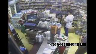 Mobile Phone Theft at a Makati Philippines Convenience Store March 6 2014 II [upl. by Tien]