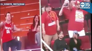 FUNNY Grown men have dance off with grandma at Suns game  ABC15 Digital [upl. by Natsrik]