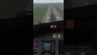 Pouso em Congonhas xplane11 boeing737 aviation decolagem takeoff cockpiteradar [upl. by Etteiram]