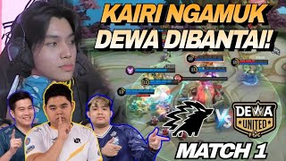 KAIRI MODE BANTAI  DEWA GADIKASIH GERAK  ONIC VS DEWA MATCH 1  MPL S12 [upl. by Eniaral450]