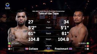 Oscar Collazo vs Knockout CP Freshmart 20241116 [upl. by Acina]