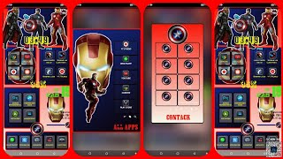 best anime launcher for androidtheme avengers for androidtheme iPhone for android [upl. by Leahcimauhsoj]