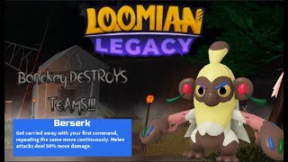 Banokey is INSANELY BROKEN Loomian Legacy PVP [upl. by Drauode]