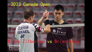 2023 Canada Open  Brian Yang CAN vs Misha Zilberman ISR  R32  Full Match [upl. by Nere]