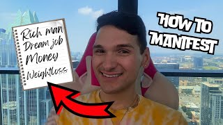 How to Manifest your DREAM ManCareerLife Manifestation 101 Guide [upl. by Hnahc336]