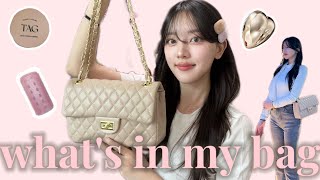 【What’s in my bag】1番使ってるバッグの中身紹介！！春バージョン🌸 [upl. by Rosemaria]