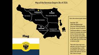 The Baronian Empire map divided by Regions [upl. by Eneliak]