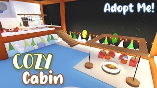 Cozy Cabin Speed Build  PART 1 Roblox Adopt Me [upl. by Ria949]