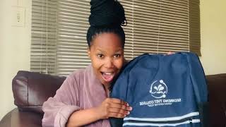 We received student packs at Sedibeng TVET College  unboxing 😅  SA YouTuber Bongekile Ralarala [upl. by Madonia702]