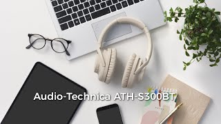 AudioTechnica ATHS300BT Wireless Headphones  Review Full Specifications [upl. by Kcirddot]