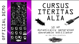 Cursus Iteritas Alia wavetable oscillator from Noise Engineering [upl. by Oshinski674]