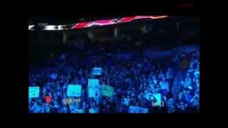 WWE Raw 22712  The Rock returns amp promo with John Cena [upl. by Akiras]