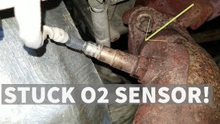 How to Remove and Replace Rusted on O2 Sensor [upl. by Marteena923]