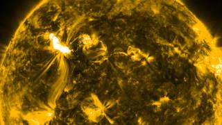 NASA  Massive Solar Flare gets HD Close Up [upl. by Newman873]