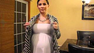 Style Diary Casual Dinner Outfit 9 months Pregnant [upl. by Phelps561]