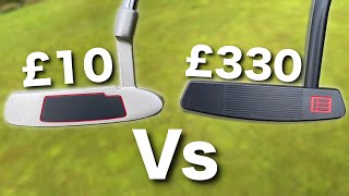 £10 VS £330  GOLF PUTTER TEST [upl. by Winifred]