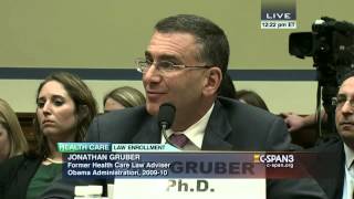 Rep Trey Gowdy questions Jonathan Gruber CSPAN [upl. by Akeemat]