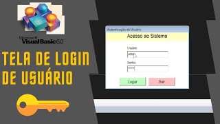 VB6  CRIANDO TELA DE LOGIN DE USUÁRIO [upl. by Eesak]