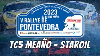 5º Rallye de Pontevedra 2023  Emisión en directo  TC5 Meaño  Staroil [upl. by Gowrie]