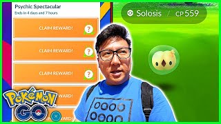 The Psychic Spectacular Event with 9 Chances for Shiny Solosis amp Collection Challenges  Pokemon GO [upl. by Domph341]