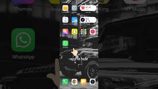 How to hide apps in mobile mobile xiaomi shortvideo apple redmi android trending techmusic [upl. by Erait]